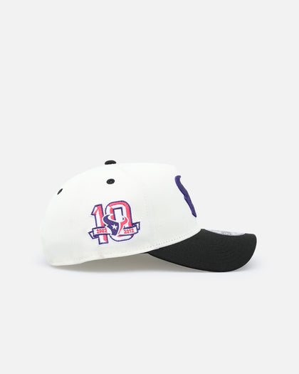 New Era Houston Texans 'Neon Nights' 9FORTY Snapback Chrome/Black