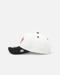 New Era Houston Texans 'Neon Nights' 9FORTY Snapback Chrome/Black