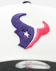 New Era Houston Texans 'Neon Nights' 9FORTY Snapback Chrome/Black