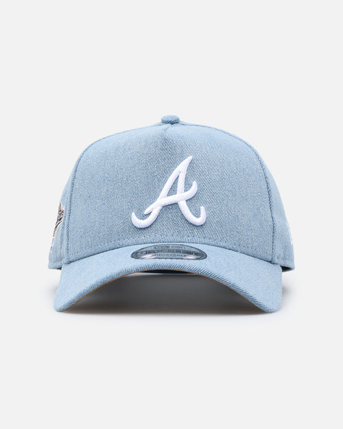 New Era Atlanta Braves 'Denim White' 9FORTY A-Frame Snapback Denim/Wheat/White