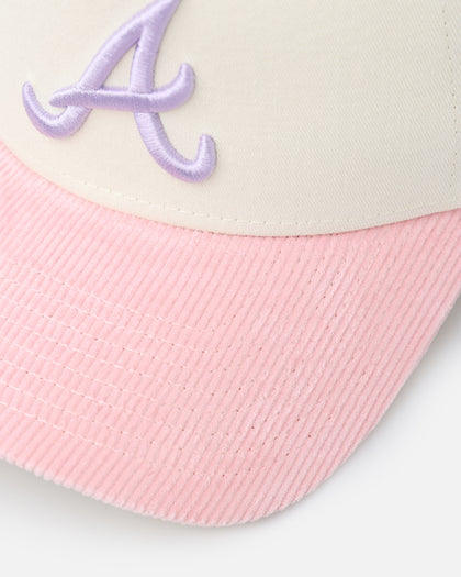 New Era Atlanta Braves 'Easter Corduroy' 9FORTY A-Frame Snapback White/Pink