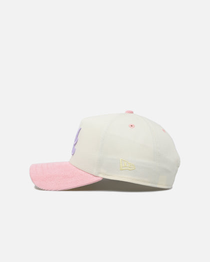 New Era Atlanta Braves 'Easter Corduroy' 9FORTY A-Frame Snapback White/Pink