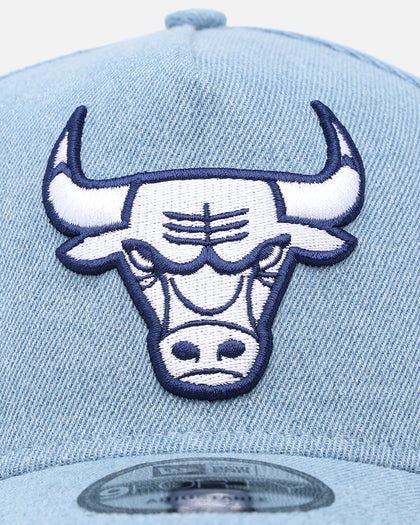 New Era Chicago Bulls 'Denim White' 9FORTY A-Frame Snapback Denim/Wheat/White