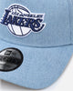 New Era Los Angeles Lakers 'Denim White' 9FORTY A-Frame Snapback Denim/Wheat/White
