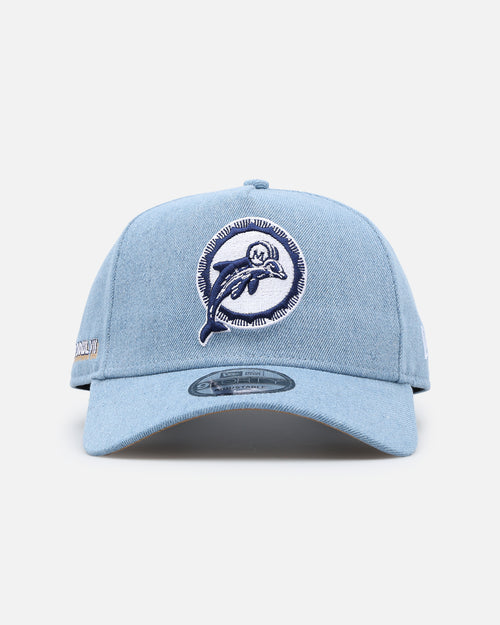 New Era Miami Dolphins 'Denim White' 9FORTY A-Frame Snapback Denim/Wheat/White