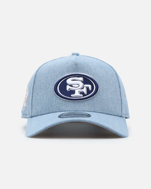 New Era San Francisco 49ers 'Denim White' 9FORTY A-Frame Snapback Denim/Wheat/White