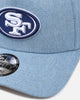 New Era San Francisco 49ers 'Denim White' 9FORTY A-Frame Snapback Denim/Wheat/White