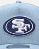 New Era San Francisco 49ers 'Denim White' 9FORTY A-Frame Snapback Denim/Wheat/White