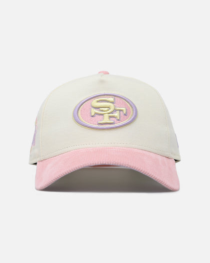 New Era San Francisco 49ers 'Easter Corduroy' 9FORTY A-Frame Snapback White/Pink