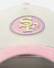 New Era San Francisco 49ers 'Easter Corduroy' 9FORTY A-Frame Snapback White/Pink