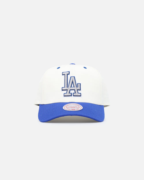 Mitchell & Ness Los Angeles Dodgers Go Team Go Snapback White Cream/Blue