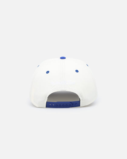 Mitchell & Ness Los Angeles Dodgers Go Team Go Snapback White Cream/Blue