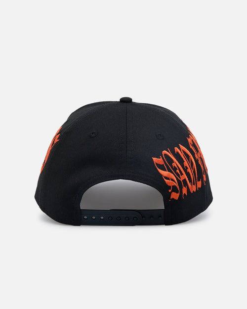New Era San Francisco Giants 'Goth Script' 9FORTY A-Frame Snapback Orange/Black