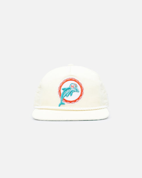 New Era Miami Dolphins 'Throwback Corduroy' Golfer Snapback Chrome
