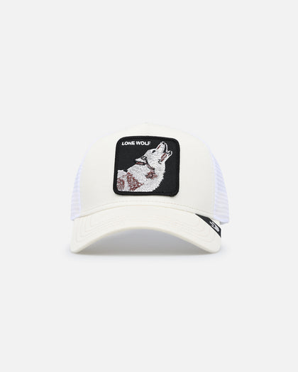 Goorin Bros The Lone Wolf Trucker Snapback White