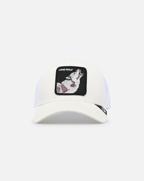 Goorin Bros The Lone Wolf Trucker Snapback White