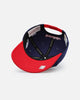 Mitchell & Ness Memphis Grizzlies 'College Twist' Pro Crown Snapback Blue/Red