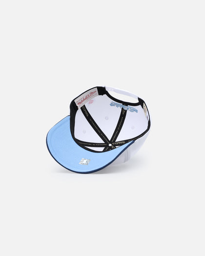 Mitchell & Ness Toronto Raptors 'College Twist' Pro Crown Snapback White/Blue