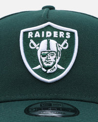 New Era Las Vegas Raiders 'Polychromatic' 9FORTY A-Frame Snapback Dark Green
