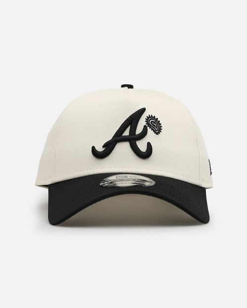 New Era Atlanta Braves 'Paisley Hit' 9FORTY A-Frame Snapback Chrome White/Black