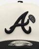 New Era Atlanta Braves 'Paisley Hit' 9FORTY A-Frame Snapback Chrome White/Black