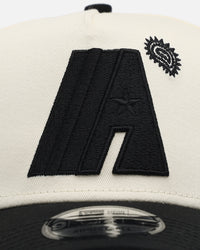 New Era Houston Astros 'Paisley Hit' 9FORTY A-Frame Snapback Chrome White/Black