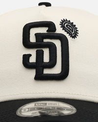 New Era San Diego Padres 'Paisley Hit' 9FORTY A-Frame Snapback Chrome White/Black