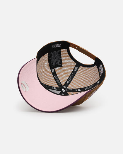 New Era Chicago White Sox 'Rustic Rose' 9FORTY A-Frame Trucker Snapback Wheat