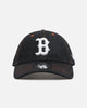 New Era Boston Red Sox "Black Denim" Classic Casual Strapback Black Denim/Rust Contrast