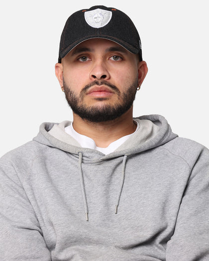 New Era Las Vegas Raiders "Black Denim" Classic Casual Strapback Black Denim/Rust Contrast