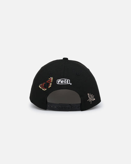 New Era X Felt New York Yankees 9FIFTY Snapback Black