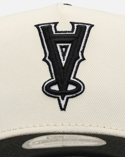 New Era Los Angeles Angels 'Chrome Upside Down Logo' 9FORTY A-Frame Snapback Chrome/Black