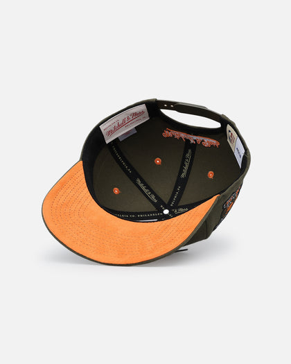 Mitchell & Ness Orlando Magic 'Harmony of Hues' Pro Crown Snapback Olive/Orange