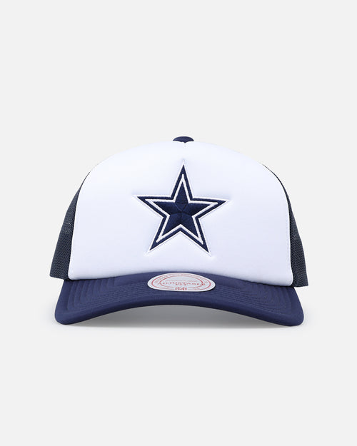 Mitchell & Ness Dallas Cowboys Logo Foam Trucker Snapback Blue/White