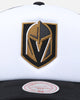 Mitchell & Ness Vegas Golden Knights Logo Foam Trucker Snapback Black/White