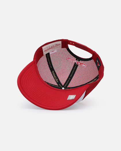 Mitchell & Ness Chicago Bulls Team Foam Trucker Snapback Red/White