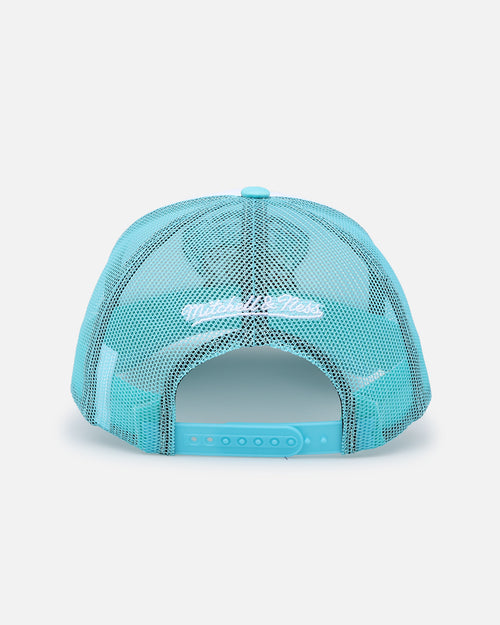 Mitchell & Ness Vancouver Grizzlies Team Foam Trucker Snapback Aqua/White