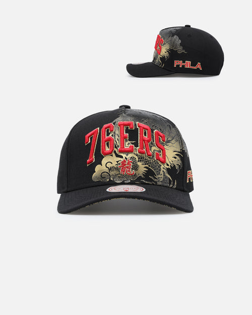 Mitchell & Ness Philadelphia 76ers 'Year Of The Dragon' Pro Crown Snapback Black