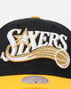 Mitchell & Ness Philadelphia 76ers "Enter The Dragon" Pro Crown Snapback Black/Ochre
