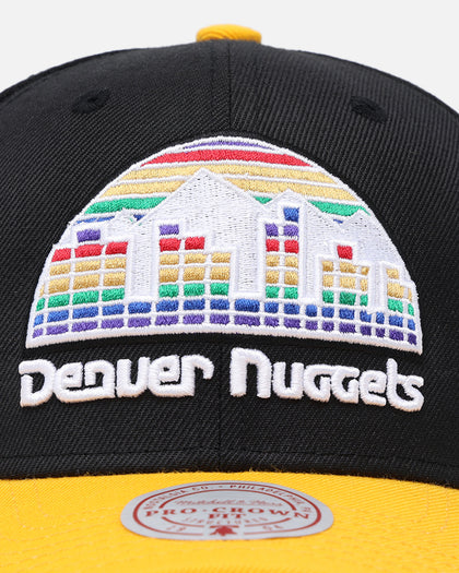 Mitchell & Ness Denver Nuggets "Enter The Dragon" Pro Crown Snapback Black/Ochre