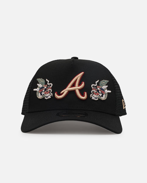 New Era Atlanta Braves 'Dragon Collection 2.0' 9FORTY A-Frame Snapback Black