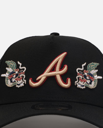 New Era Atlanta Braves 'Dragon Collection 2.0' 9FORTY A-Frame Snapback Black