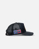Pro Standard Los Angeles Dodgers Fast Lane Logo Wool Trucker Strapback Black