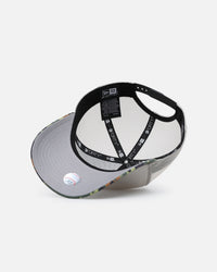 New Era Atlanta Braves "Camo Visor" 9FORTY A-Frame Trucker Snapback Stone/Olive