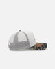 New Era Philadelphia Eagles "Camo Visor" 9FORTY A-Frame Trucker Snapback Stone/Olive