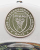 New Era Inter Miami CF "Camo Visor" 9FORTY A-Frame Trucker Snapback Stone/Olive