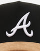 New Era Atlanta Braves 'Black Wheat' 39THIRTY A-Frame Stretch Fit Black/Wheat