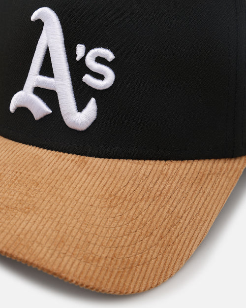 New Era Oakland Athletics 'Black Wheat' 39THIRTY A-Frame Stretch Fit Black/Wheat