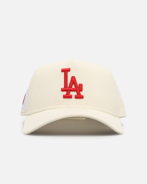 New Era Los Angeles Dodgers "Japan Pack" 9FORTY A-Frame Corduroy Snapback Chrome/Red