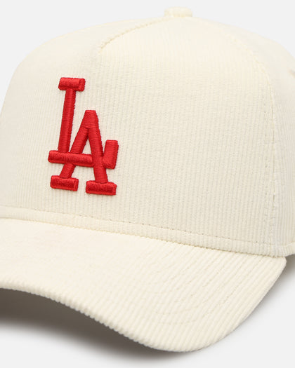 New Era Los Angeles Dodgers "Japan Pack" 9FORTY A-Frame Corduroy Snapback Chrome/Red